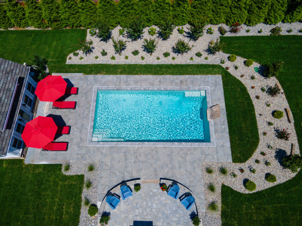 Swimming pool installation in Mendham, NJ